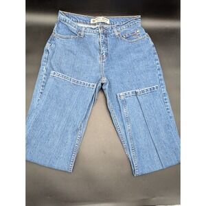 Harley Davidson Women's Denim Jeans 8P Light Wash 100% Cotton Straight Leg